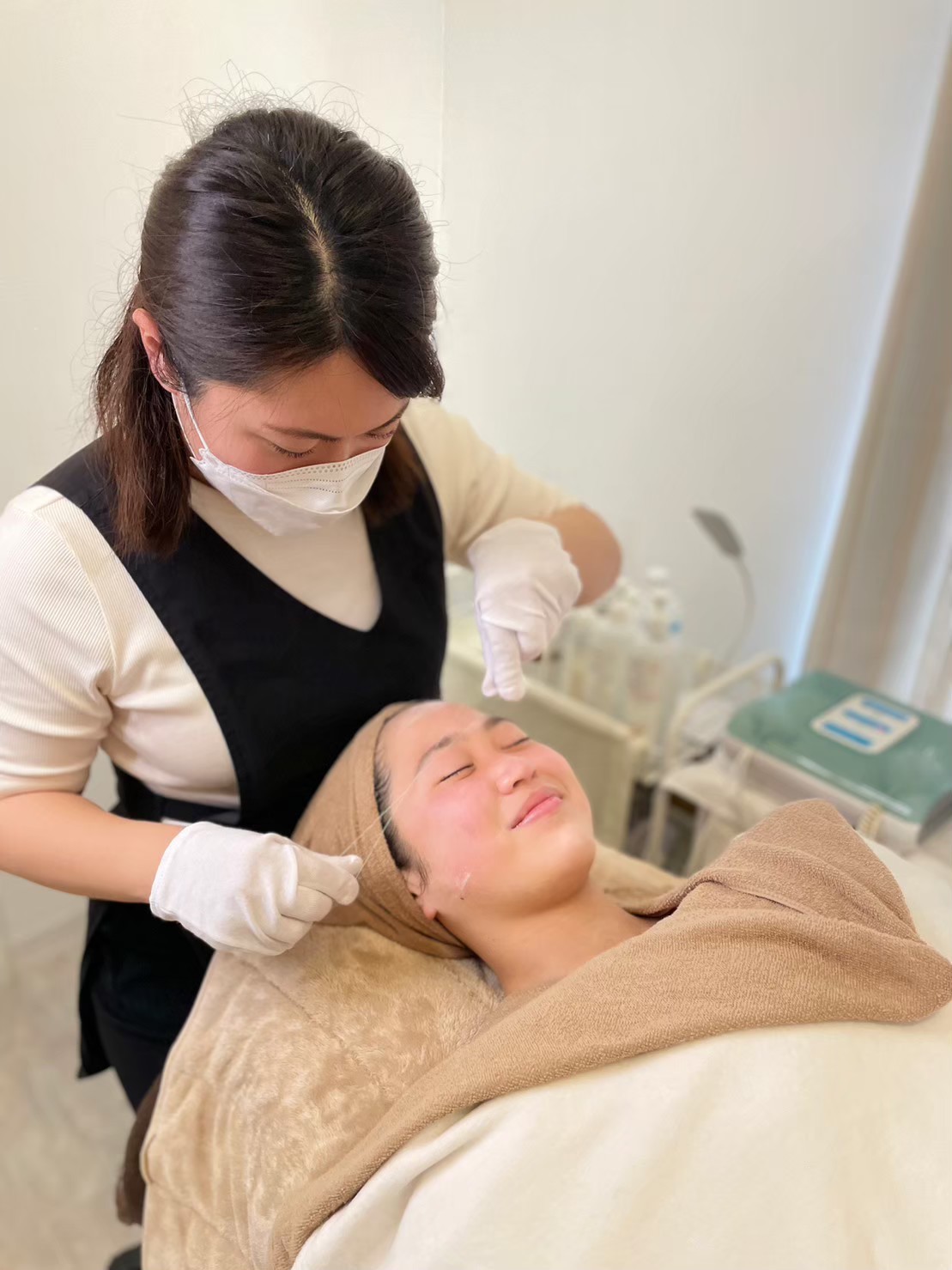 千葉市中央区Sourire（スーリール）のシルク糸エステ